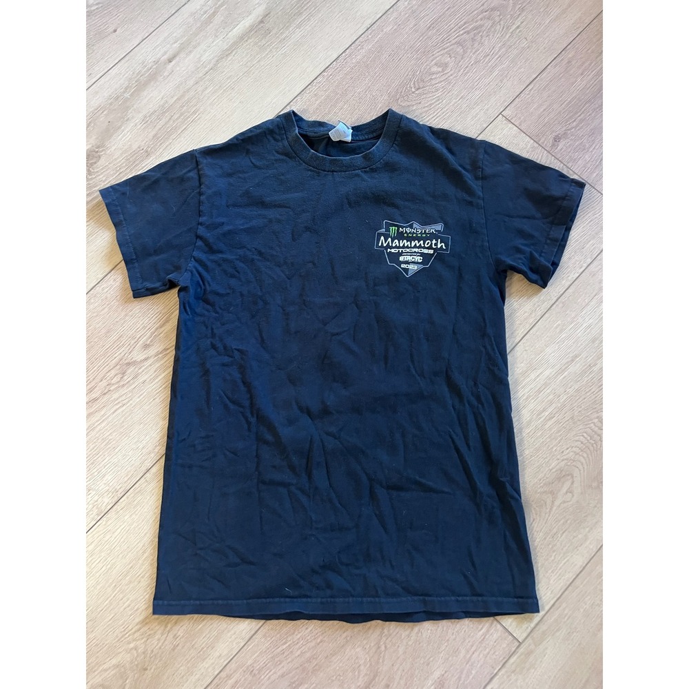 Monster Energy Mammoth‎ Motocross 2023 T Shirt Short Sleeve Graphic Tee Youth S